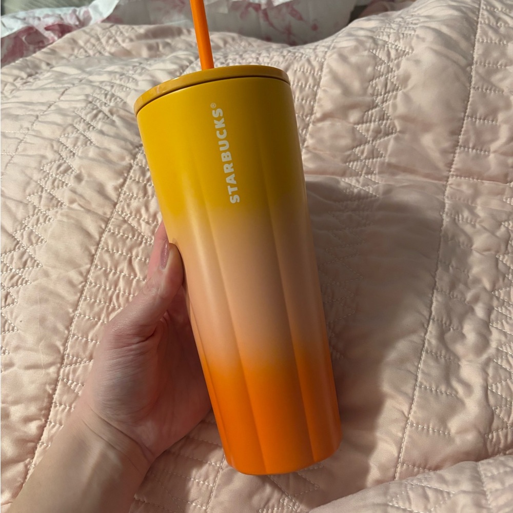 Starbucks Orange Gradient Tumbler